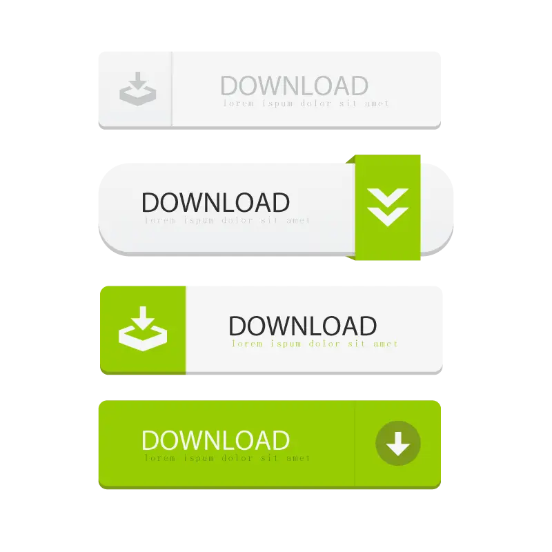 Set of Download Buttons