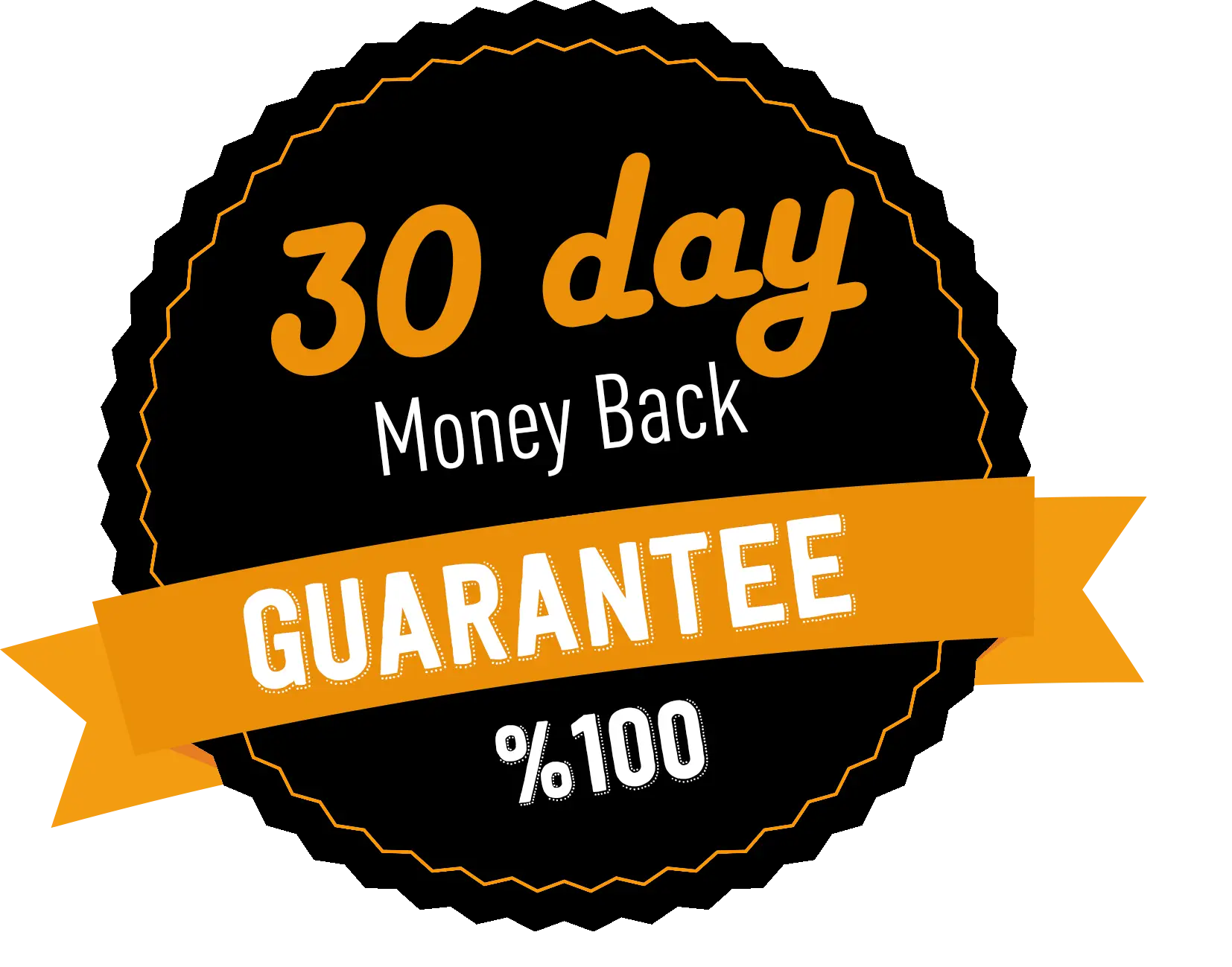 30 Day Money Back Guarantee Badge