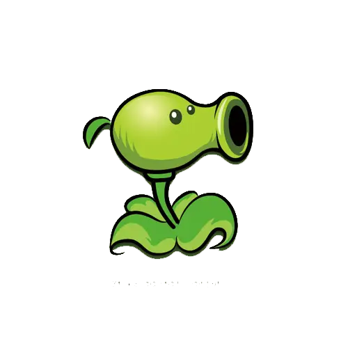 Green Cartoon Plant from Game