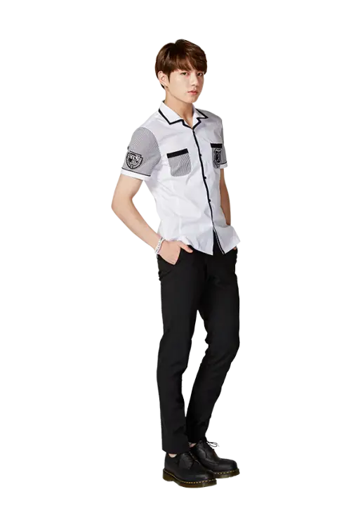 Person Standing in Casual Clothes