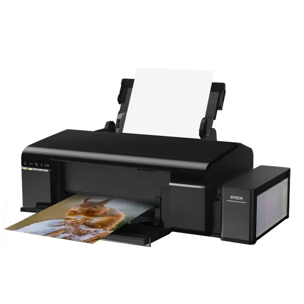 Black Printer with Printed Photo
