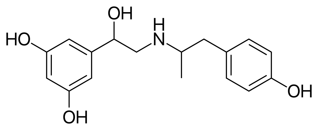 Catecholamine Molecular Structure Representation