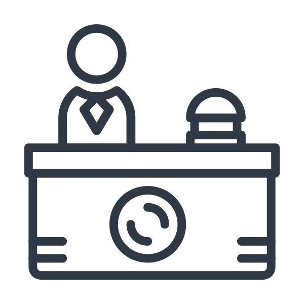 Reception Desk Icon