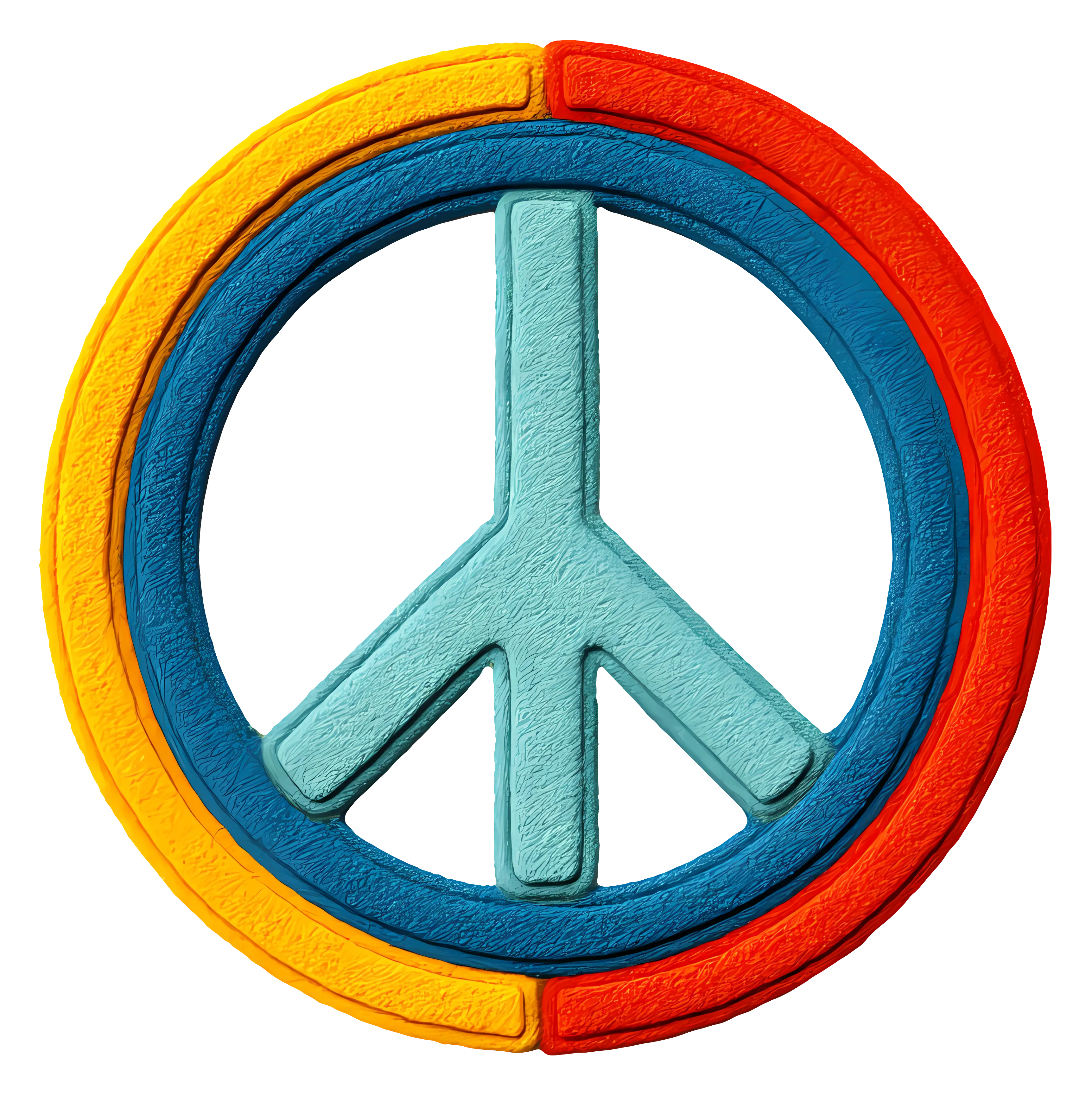 Colorful Peace Symbol