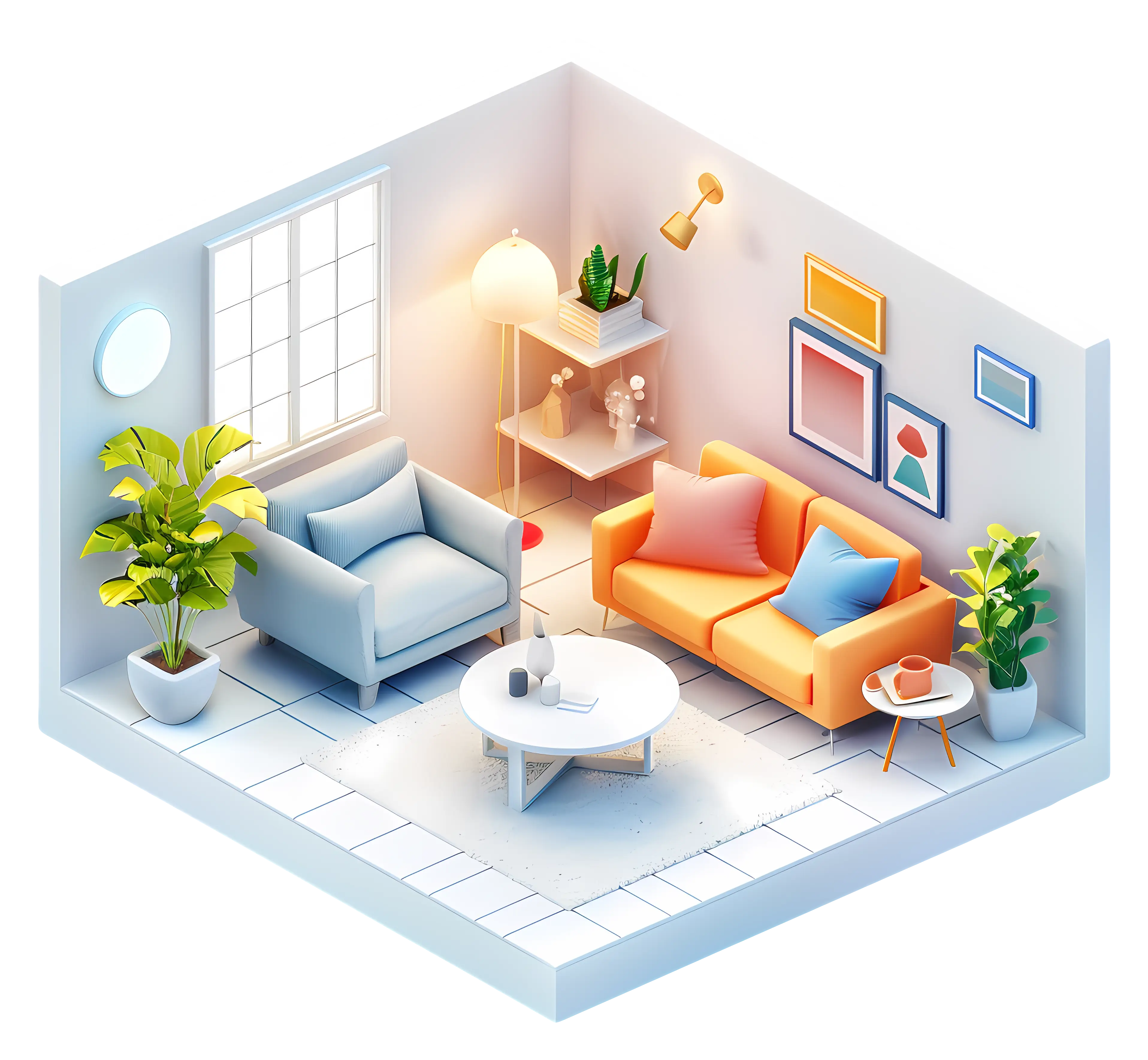 Cozy Living Room Interior Design