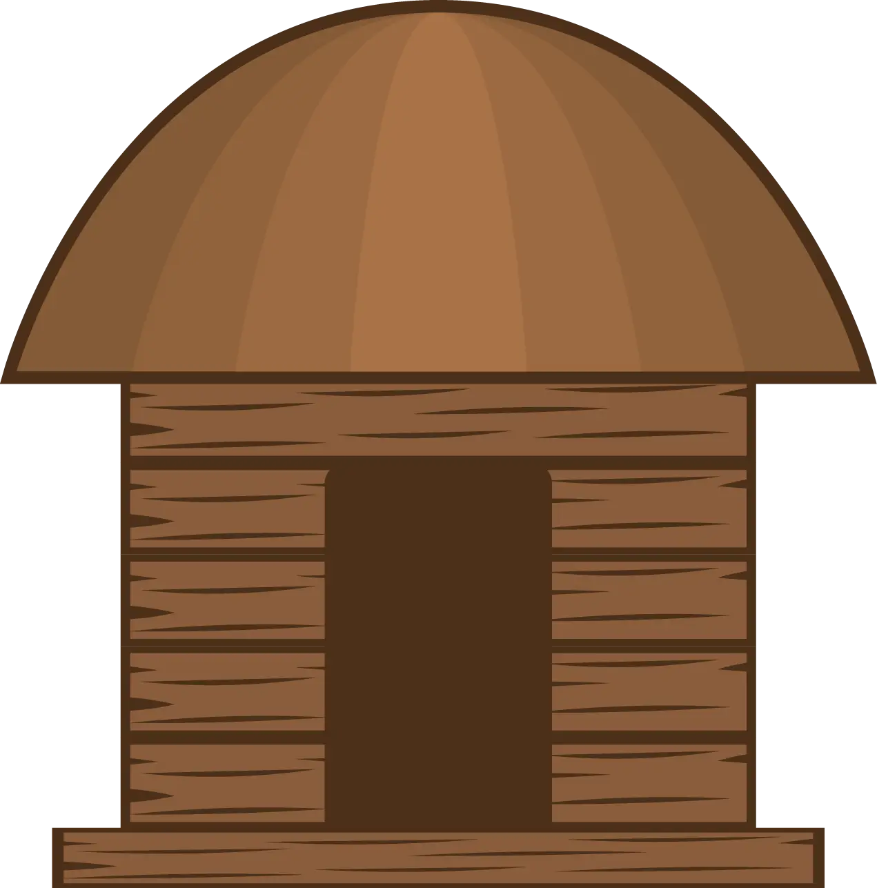 Simple Wooden Hut
