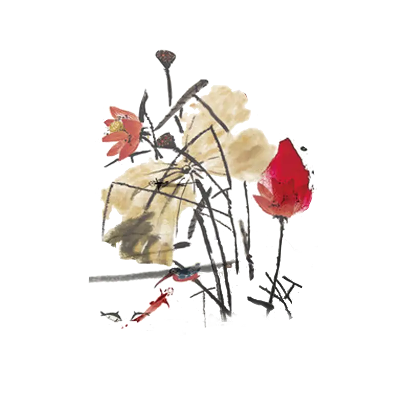Abstract Floral Sketch