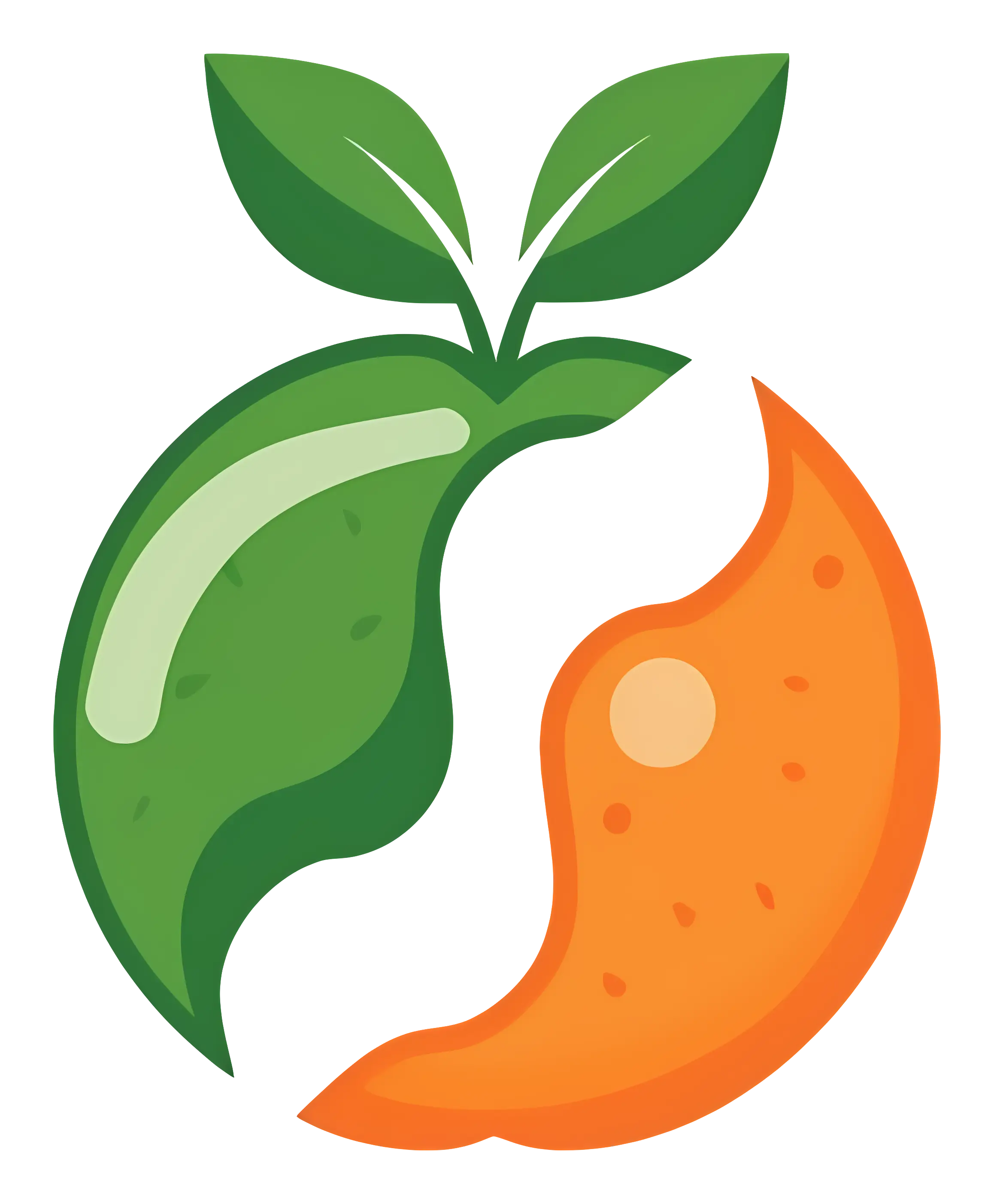 Fruit Yin Yang Symbol