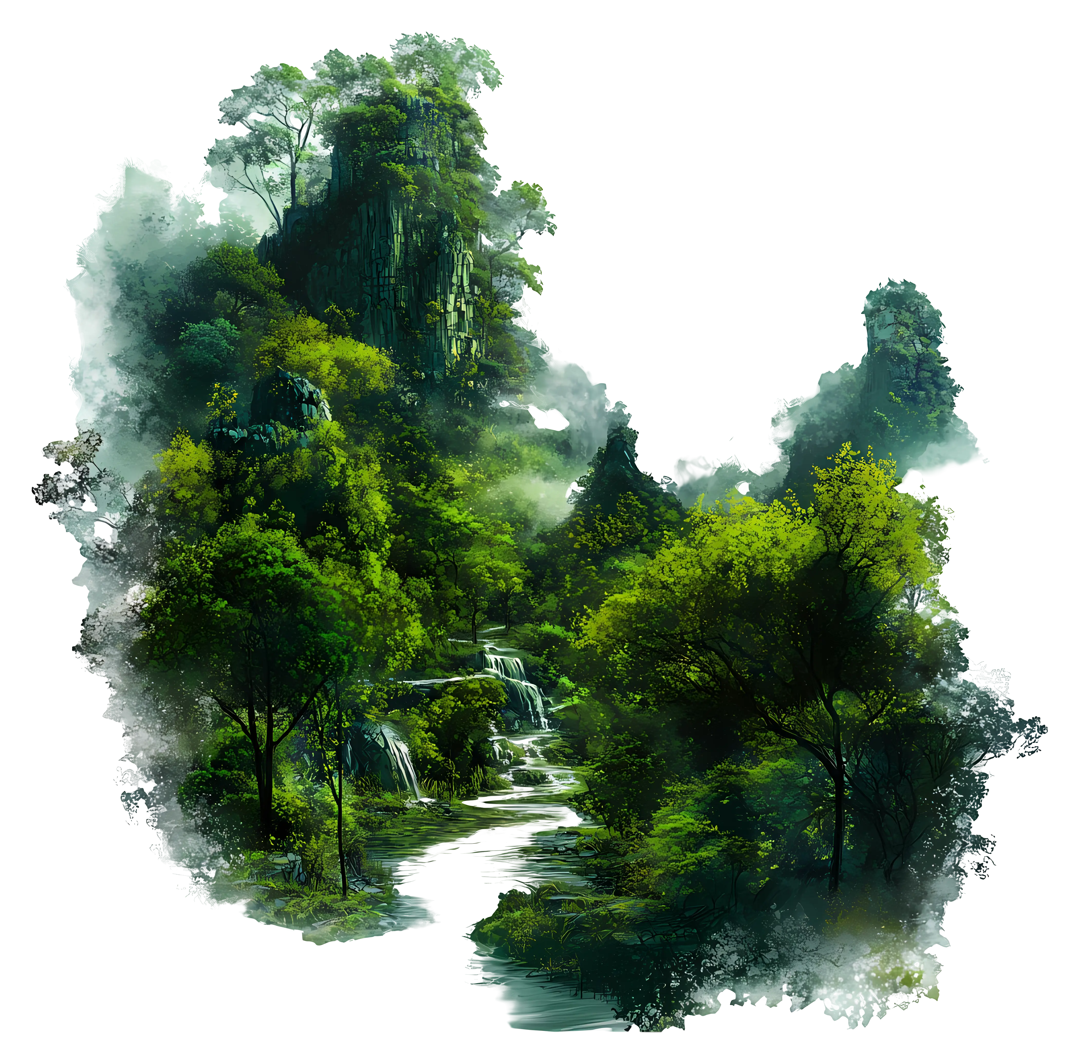Lush Forest Landscape