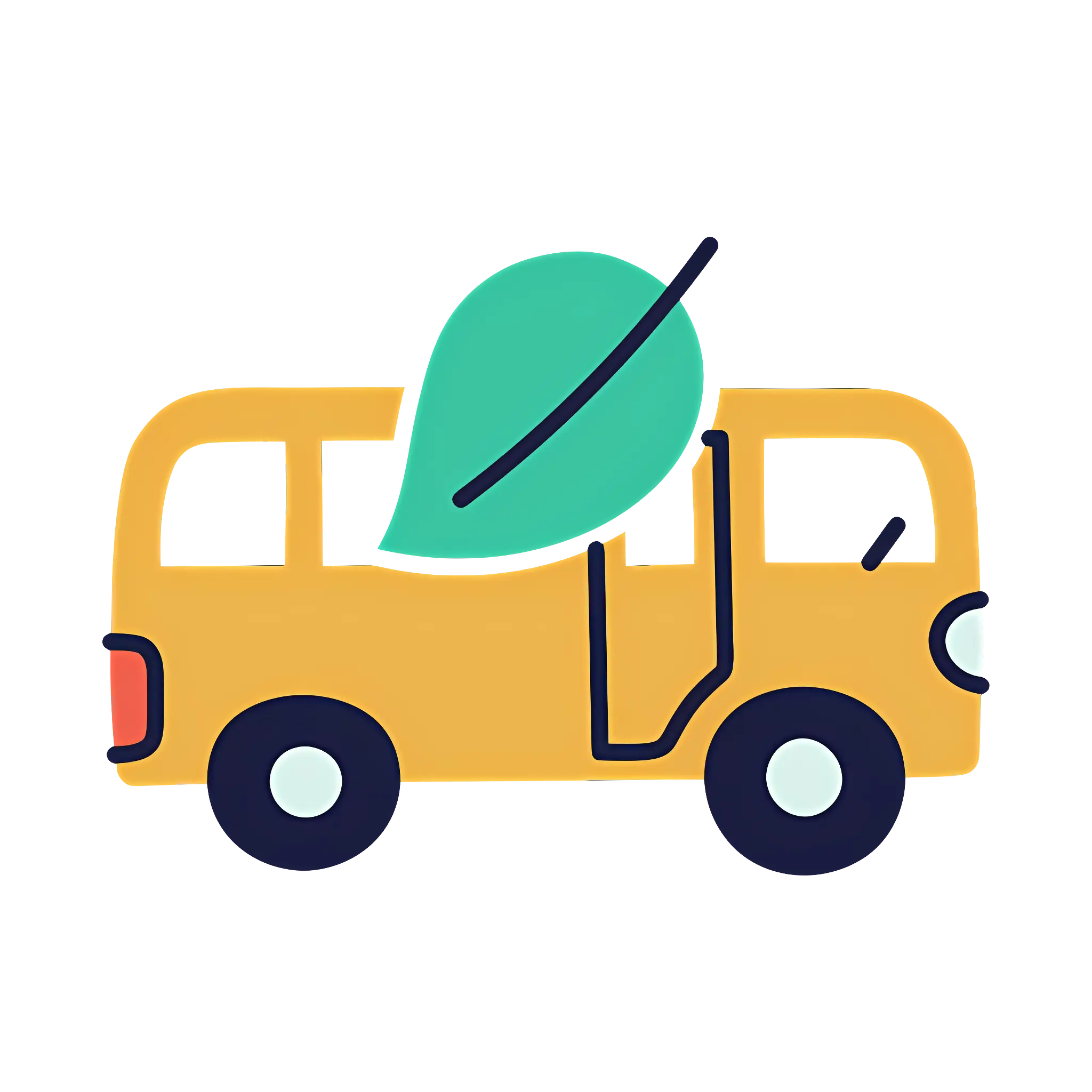 Eco-friendly Yellow Bus