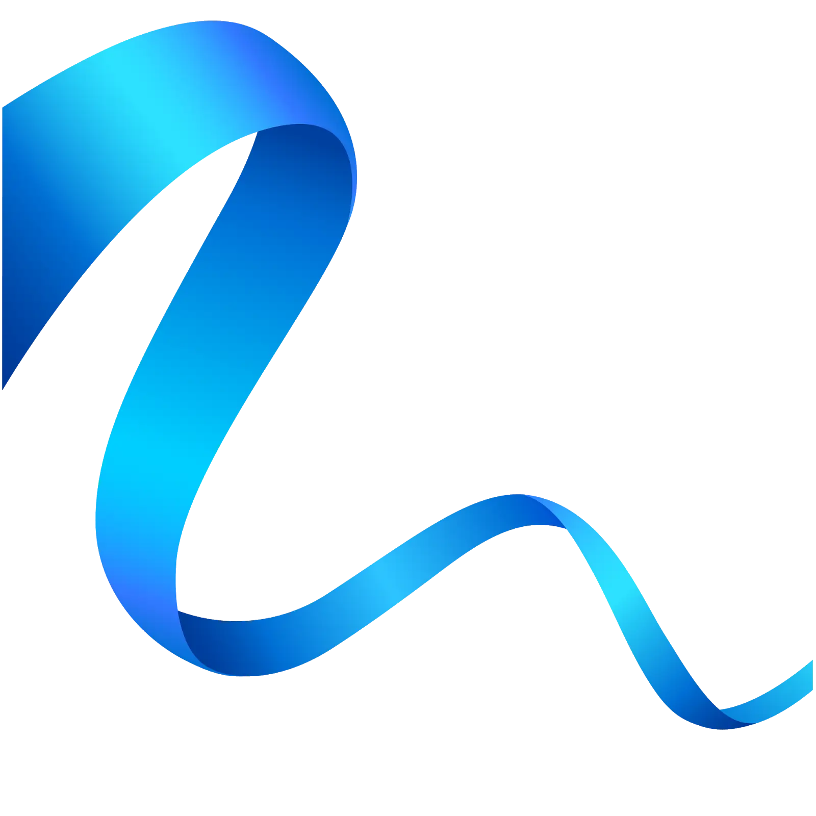 Shiny Blue Ribbon