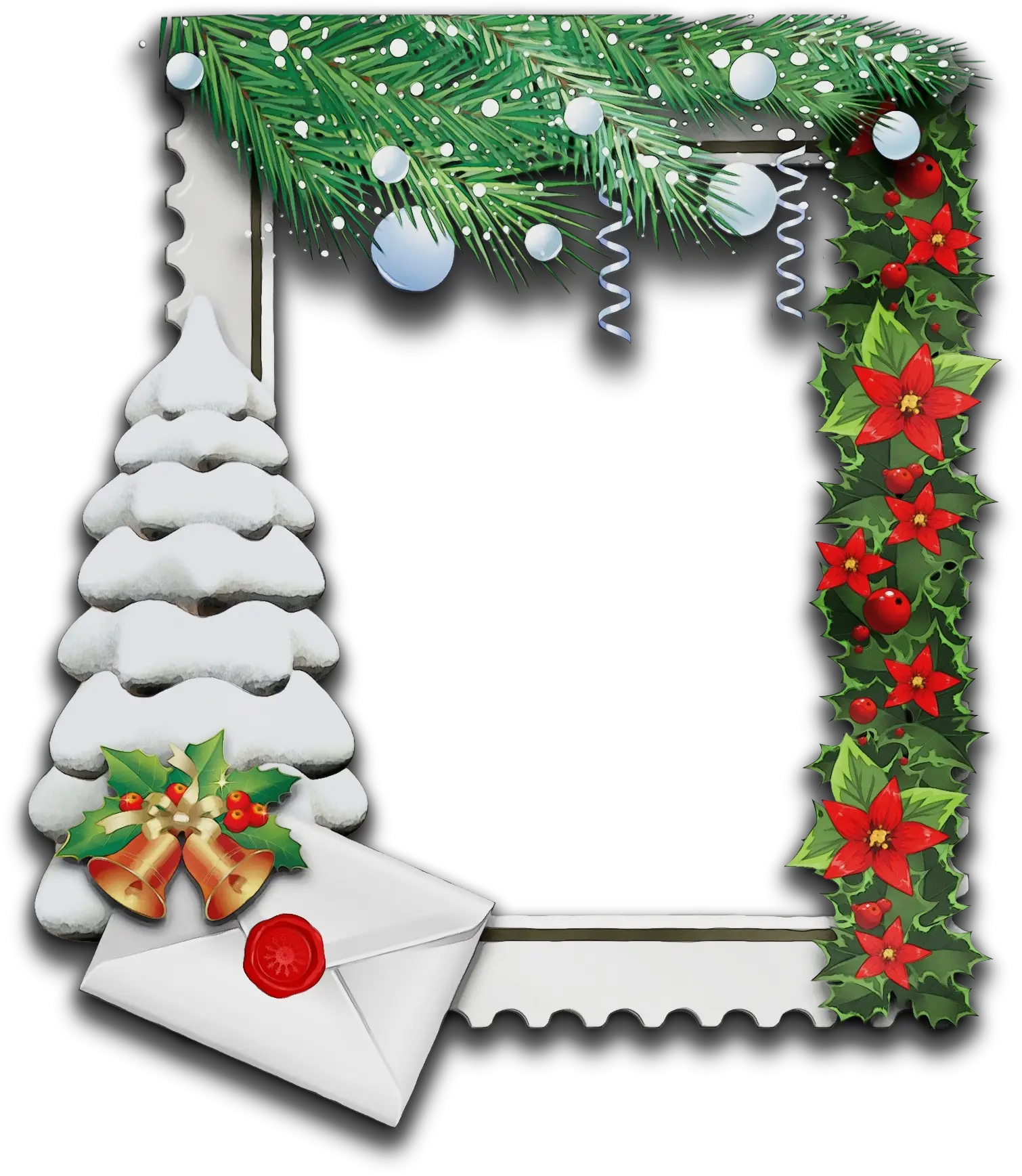 Christmas-Themed Decorative Picture Frame
