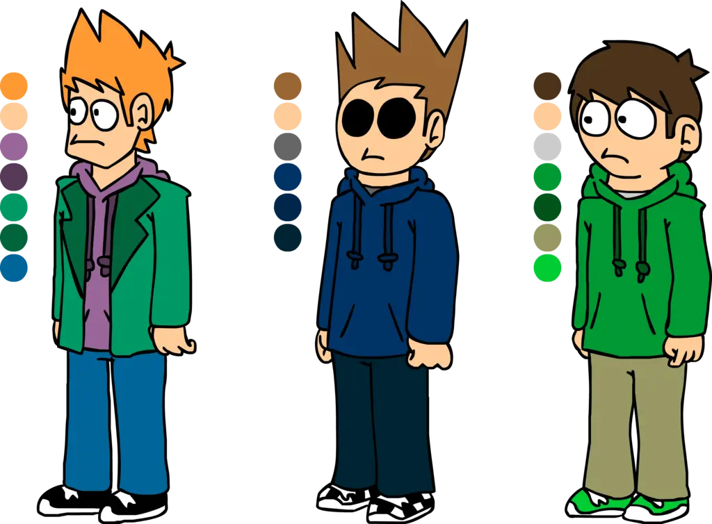 Colorful Cartoon Characters Design