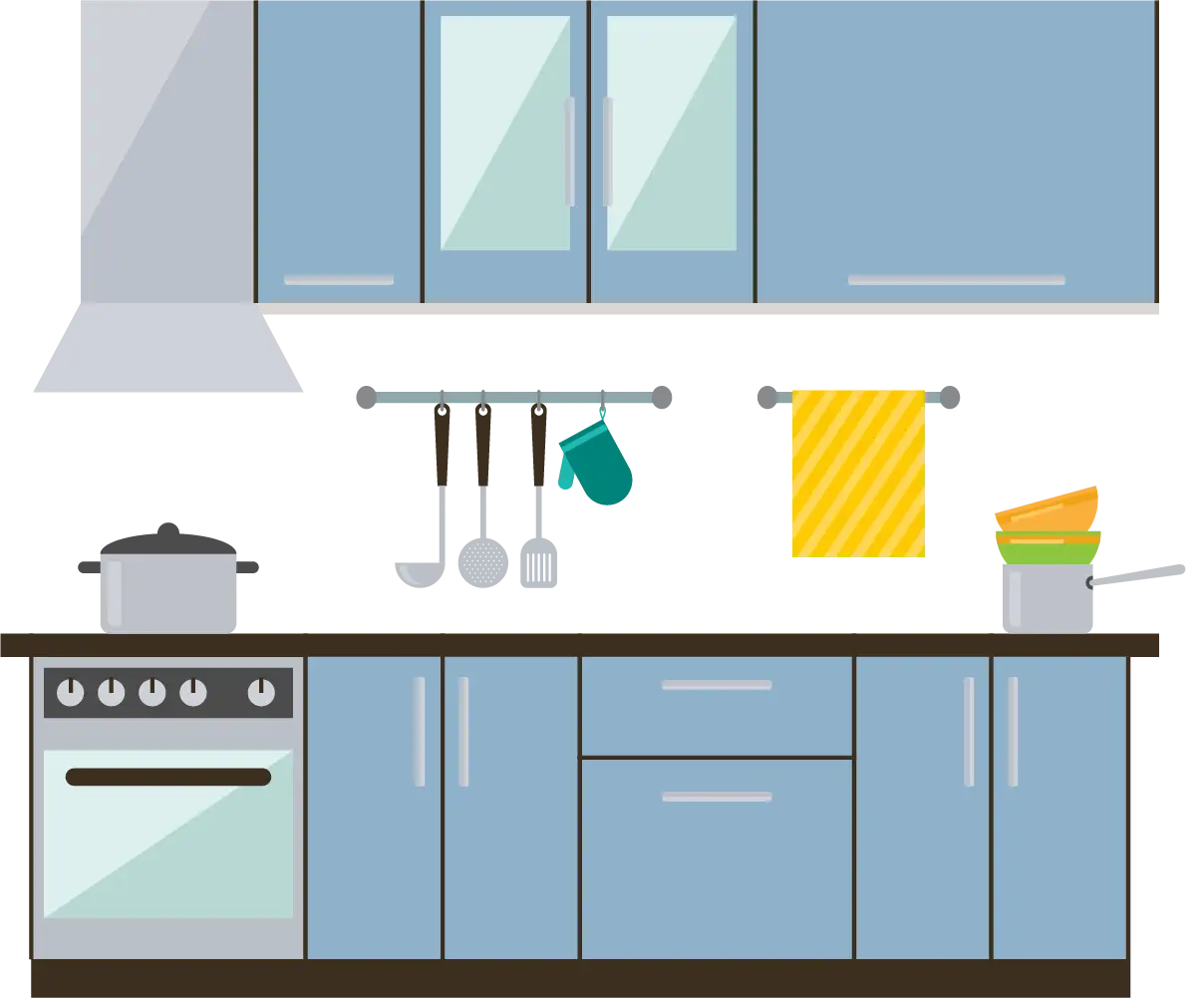 Modern Kitchen Interior Design with Furniture