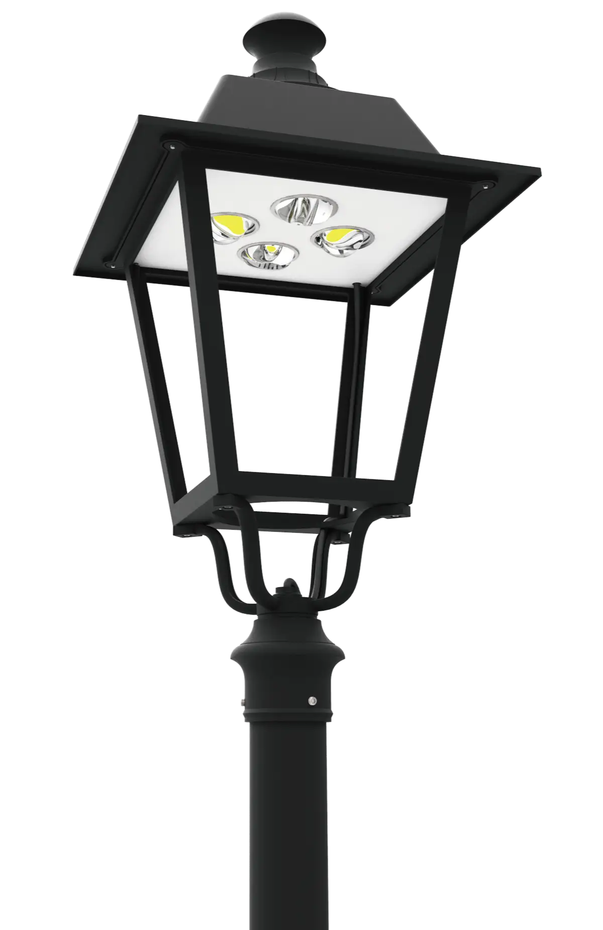 Classic Black Vintage Street Lamp Design