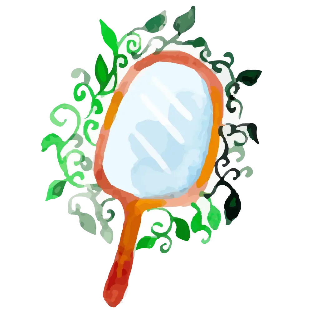 Decorative Handheld Mirror