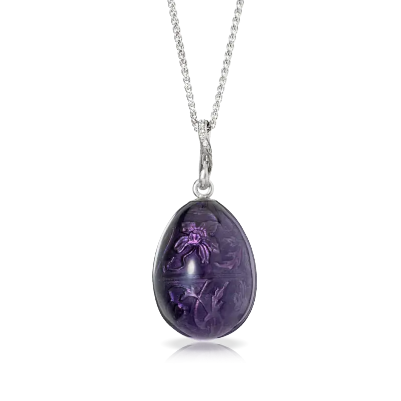 Elegant Purple Gemstone Pendant
