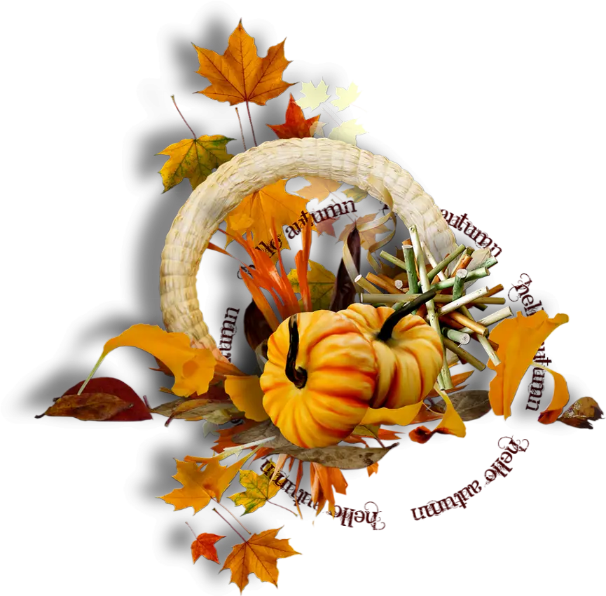 Autumn Cornucopia Decoration