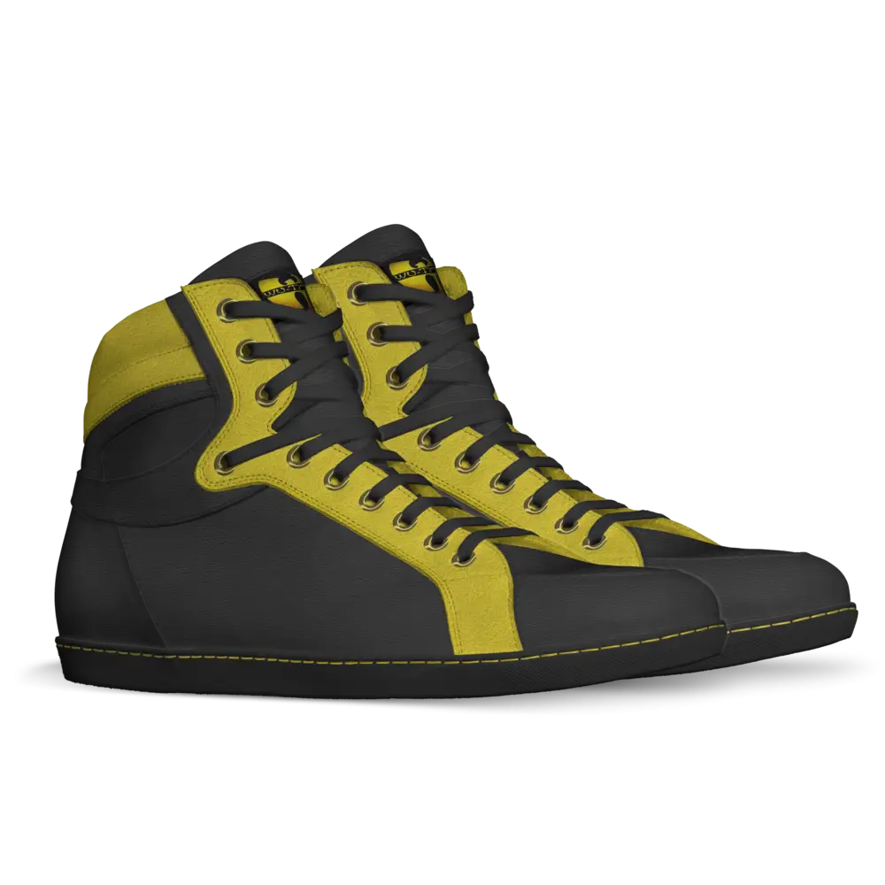 Black and Yellow Sneakers Design