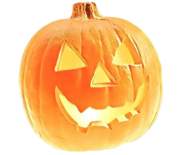 Glowing Jack-o&#039;-Lantern Pumpkin