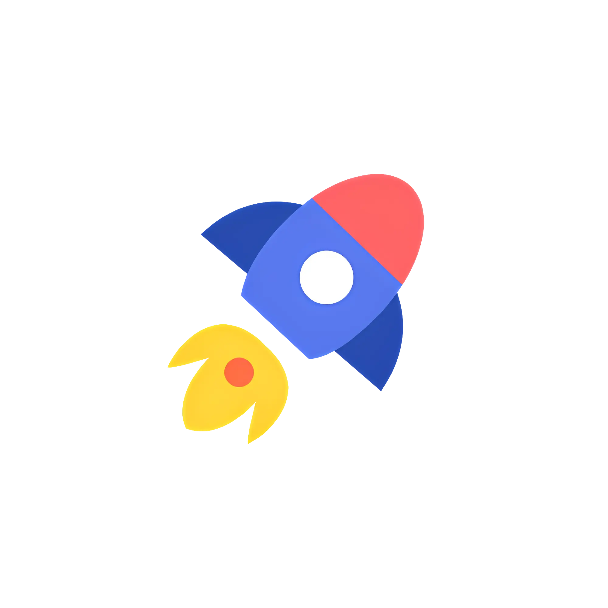 Colorful Rocket Launching