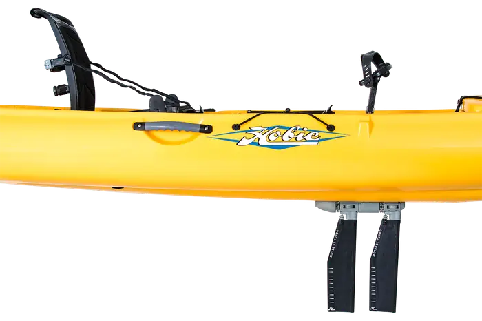 Yellow Kayak with Pedals for Water Activities
