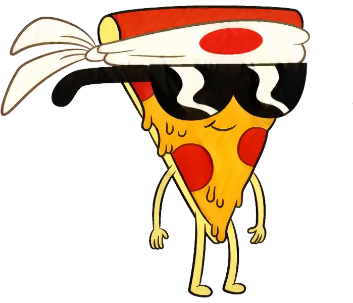 Cool Pizza Slice with Sunglasses