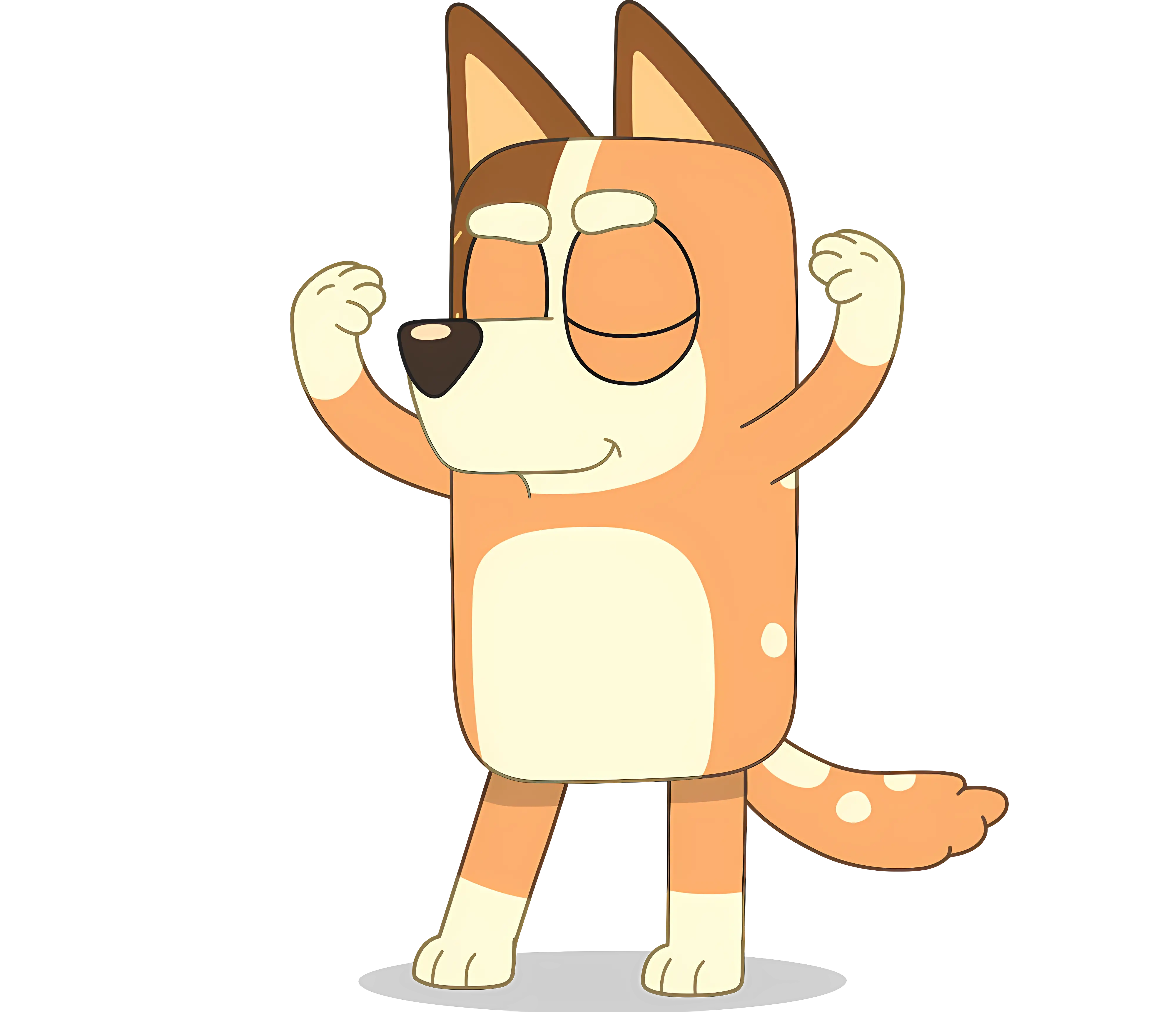 Confident Cartoon Dog Illustration