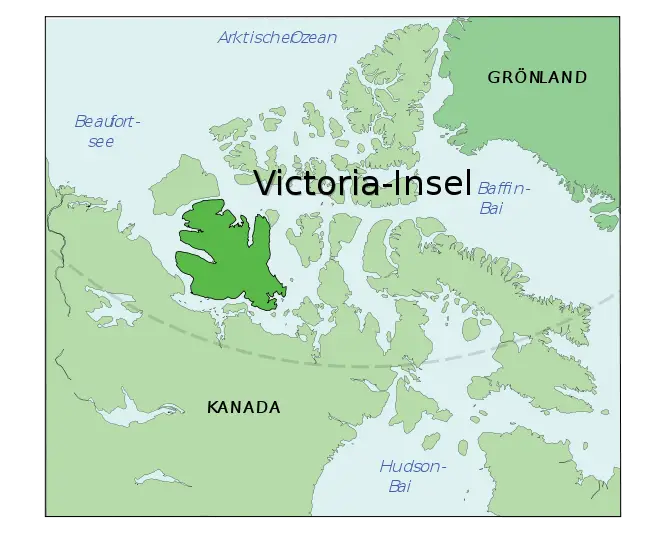 Map of Victoria Island