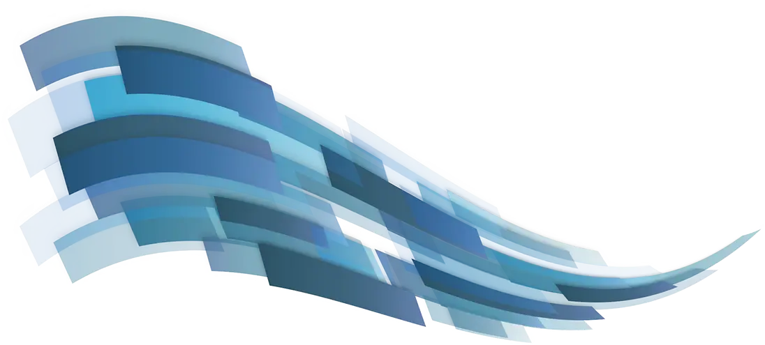 Abstract Blue Wave Concept Art