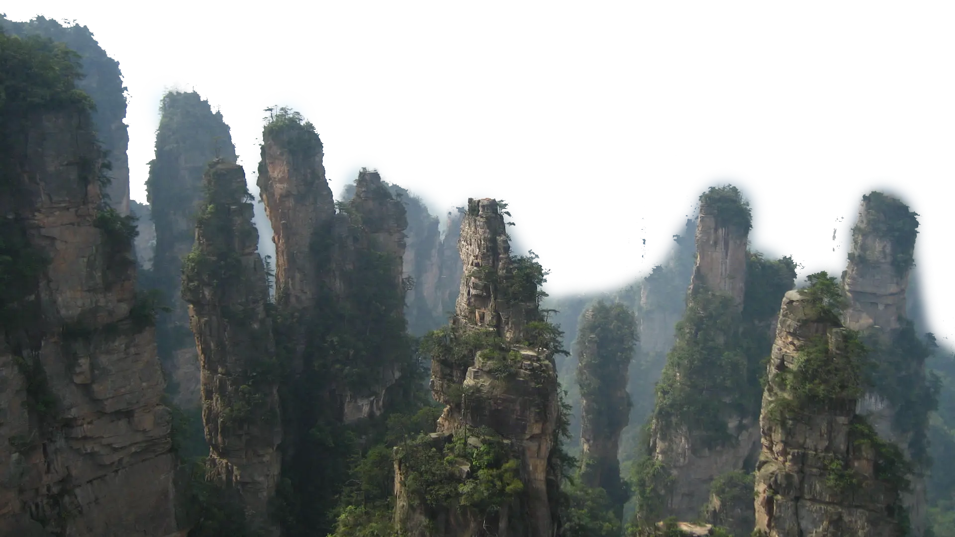 Mountain Peaks Landscape