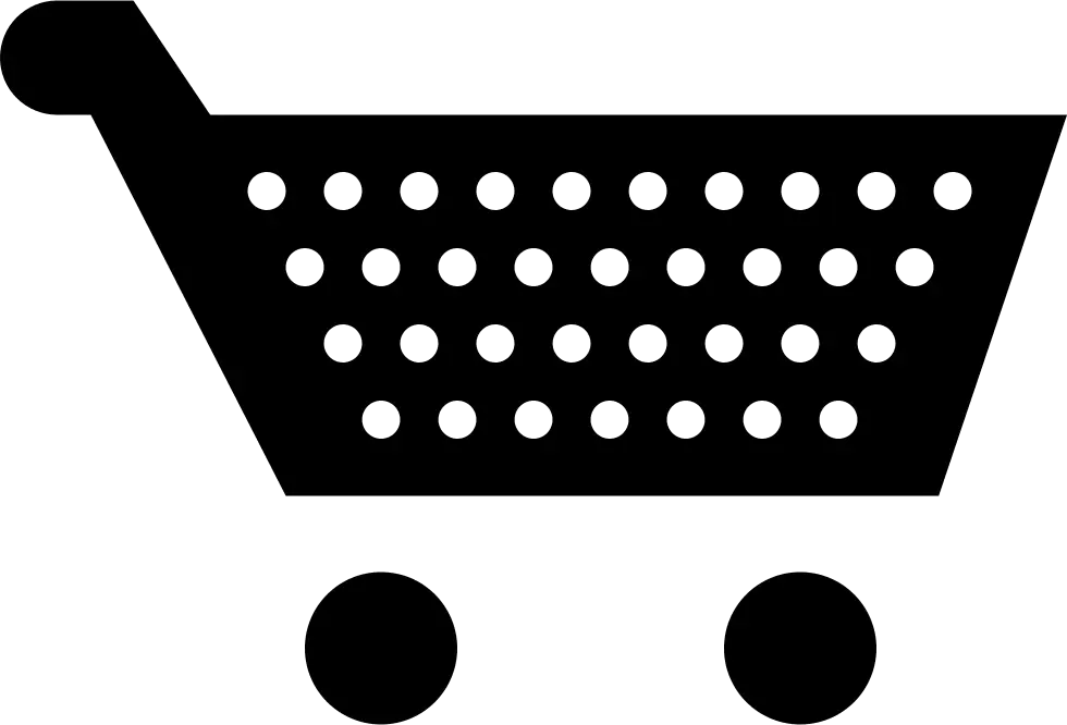 Black Shopping Cart Icon