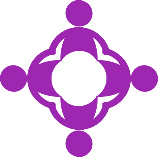 Purple Abstract Logo