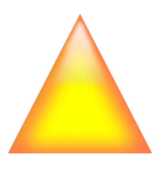 Yellow Geometric Triangle