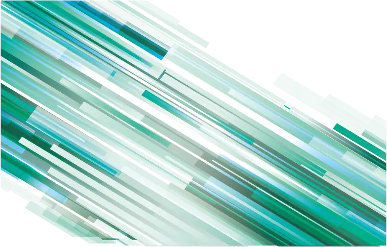 Abstract Green and Blue Lines