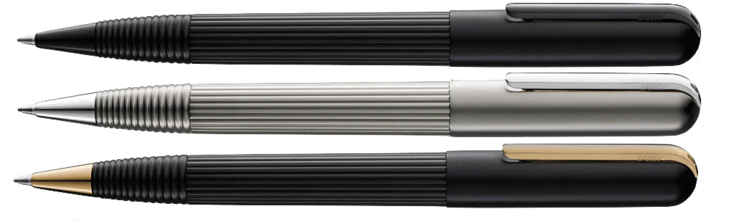 Set of Black and Silver Pens