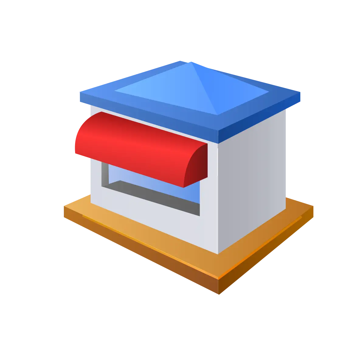 Small cute doodle house