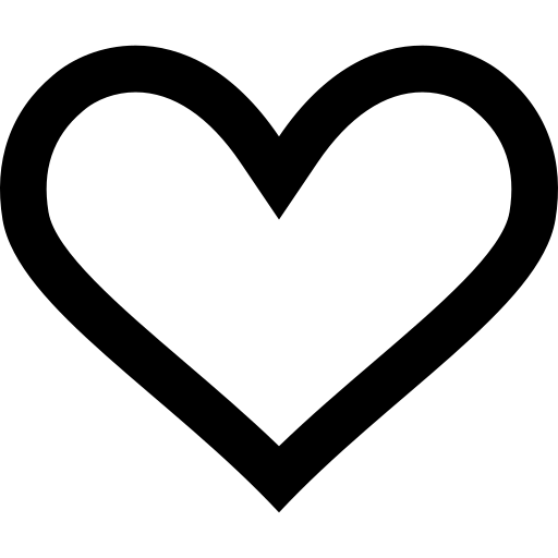 Heart Outline Symbol for Love
