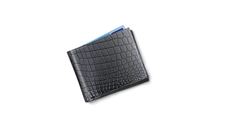 Black Leather Wallet