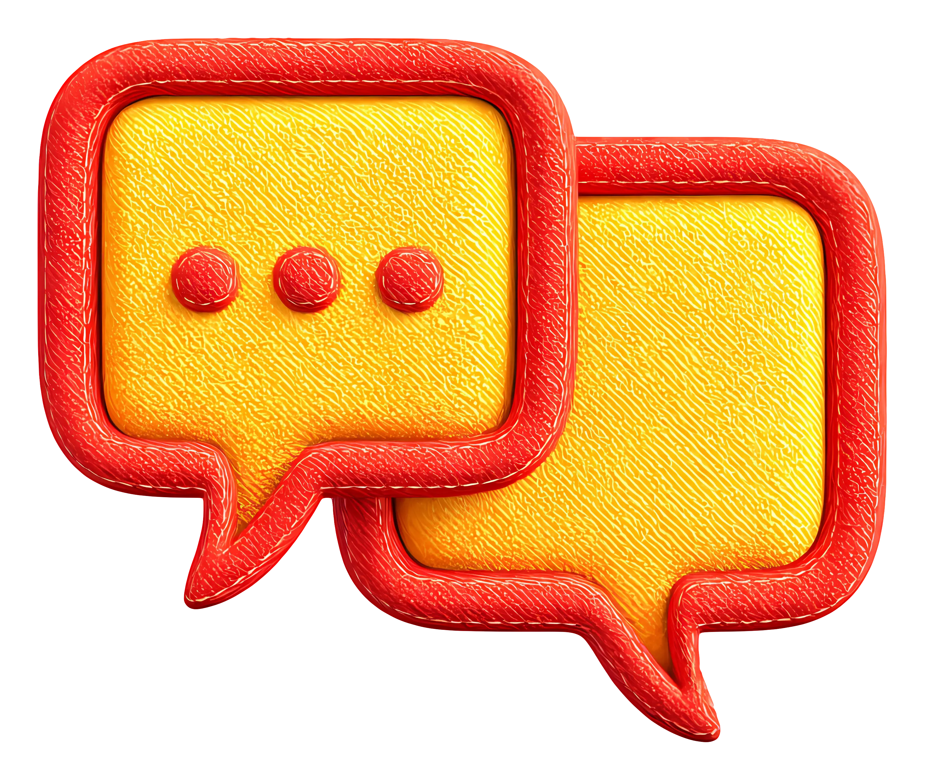 Colorful Speech Bubbles Icon