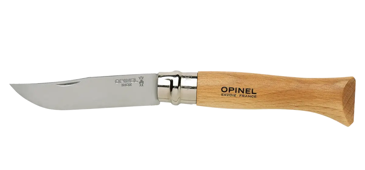 Folding Knife with Wooden Handle