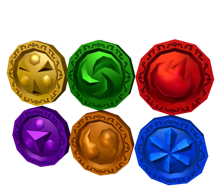 Colored Game Tokens for Board and Video Games