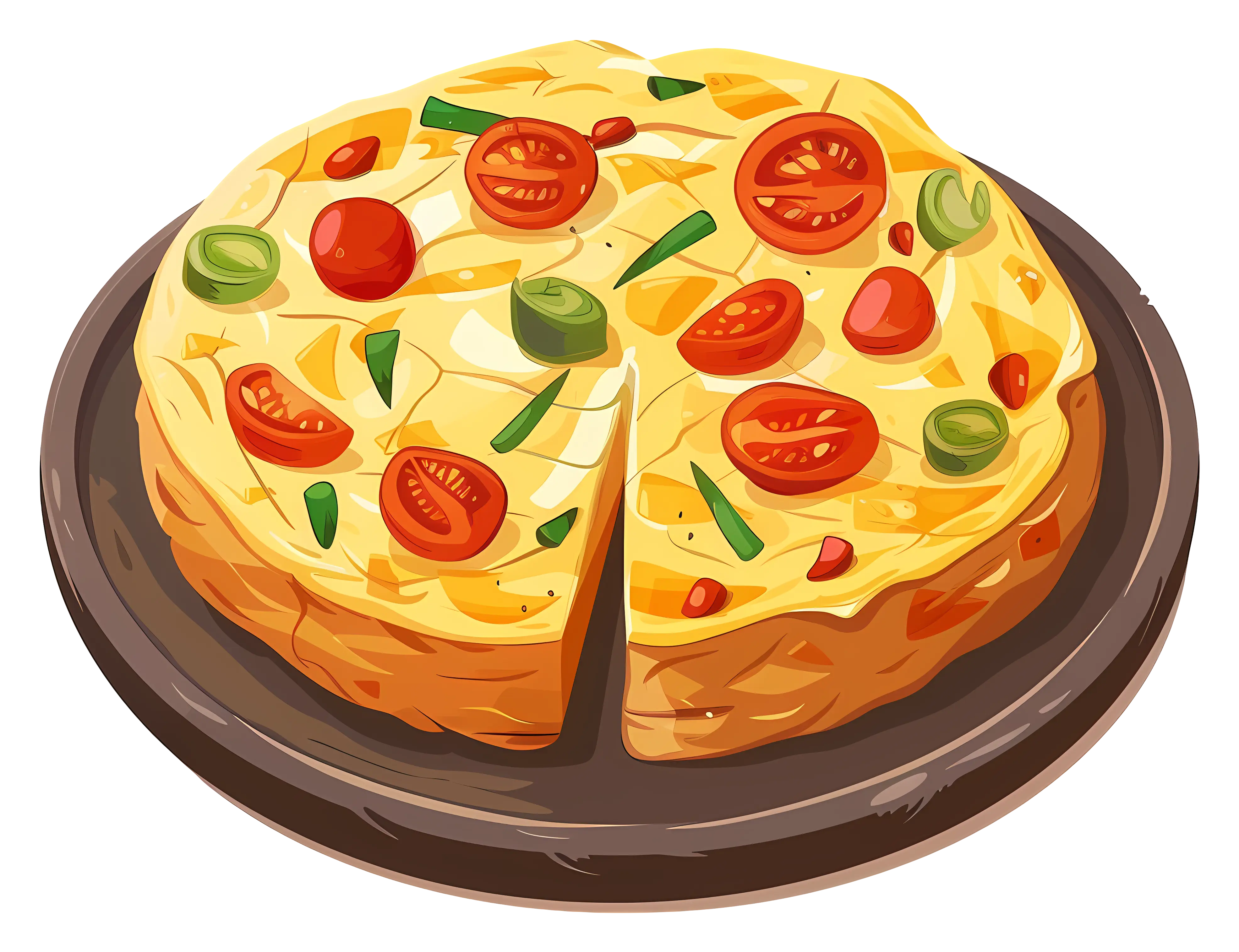 Delicious Vegetable Pizza