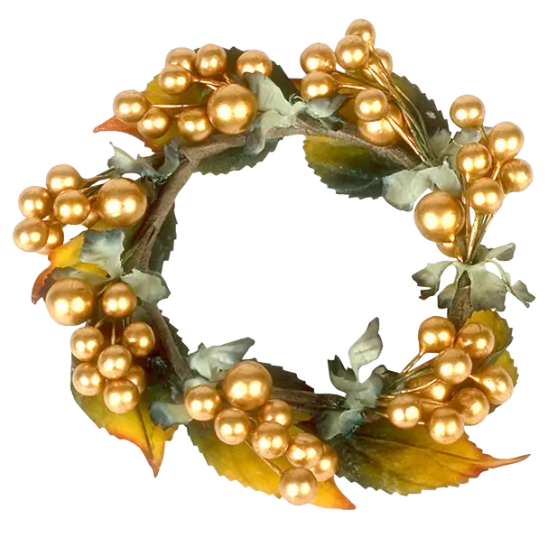 Golden Berry Wreath