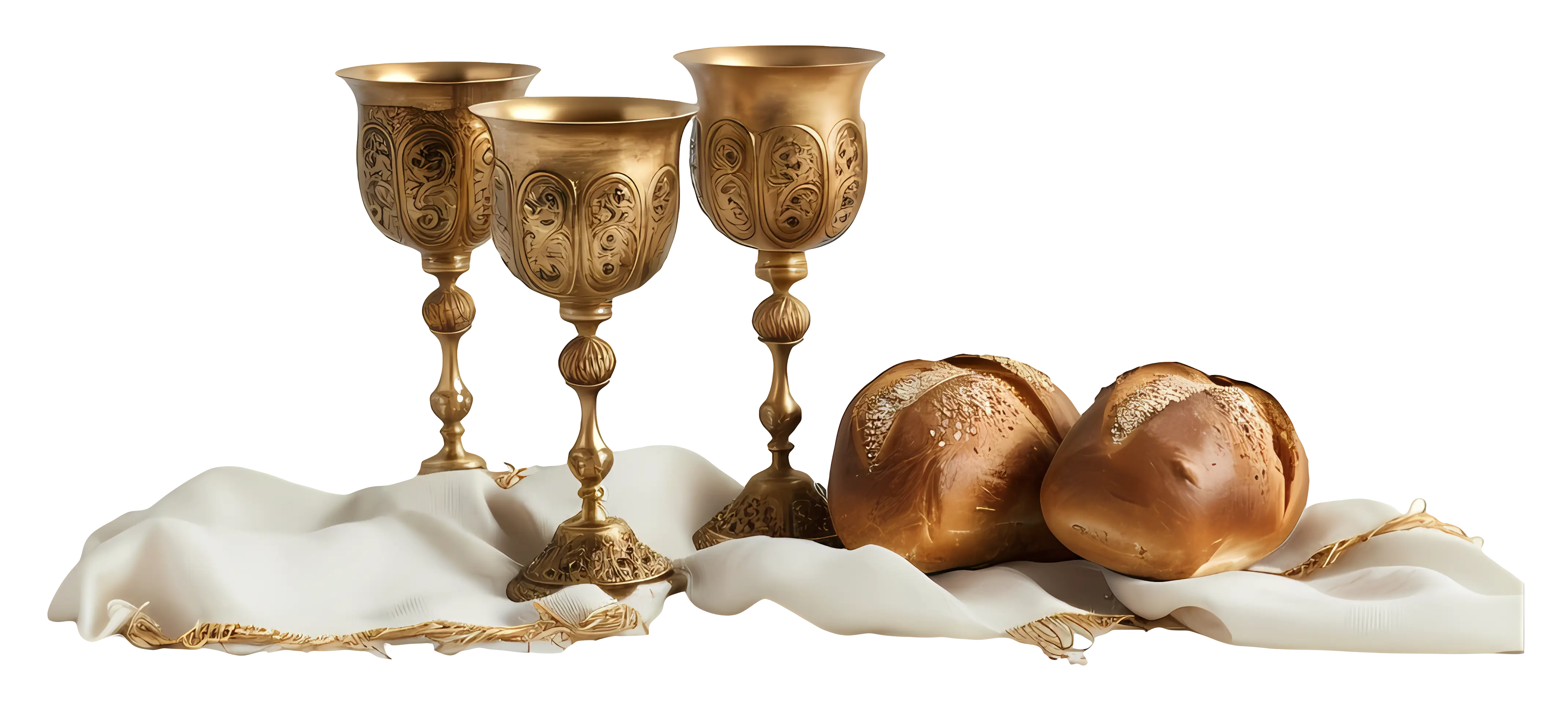 Golden Chalices and Bread