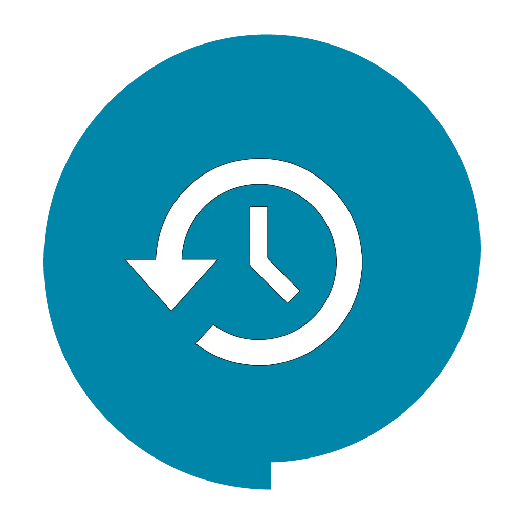 Clockwise Arrow Icon for Time Management