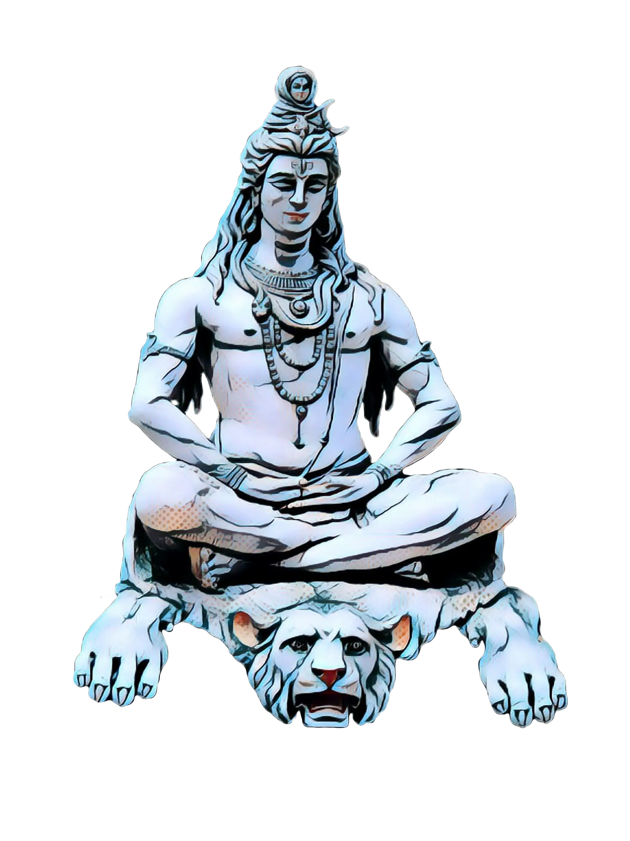 Meditating Figure Statue