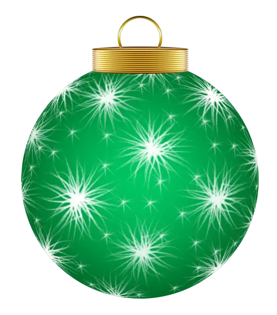 Green Christmas Ornament