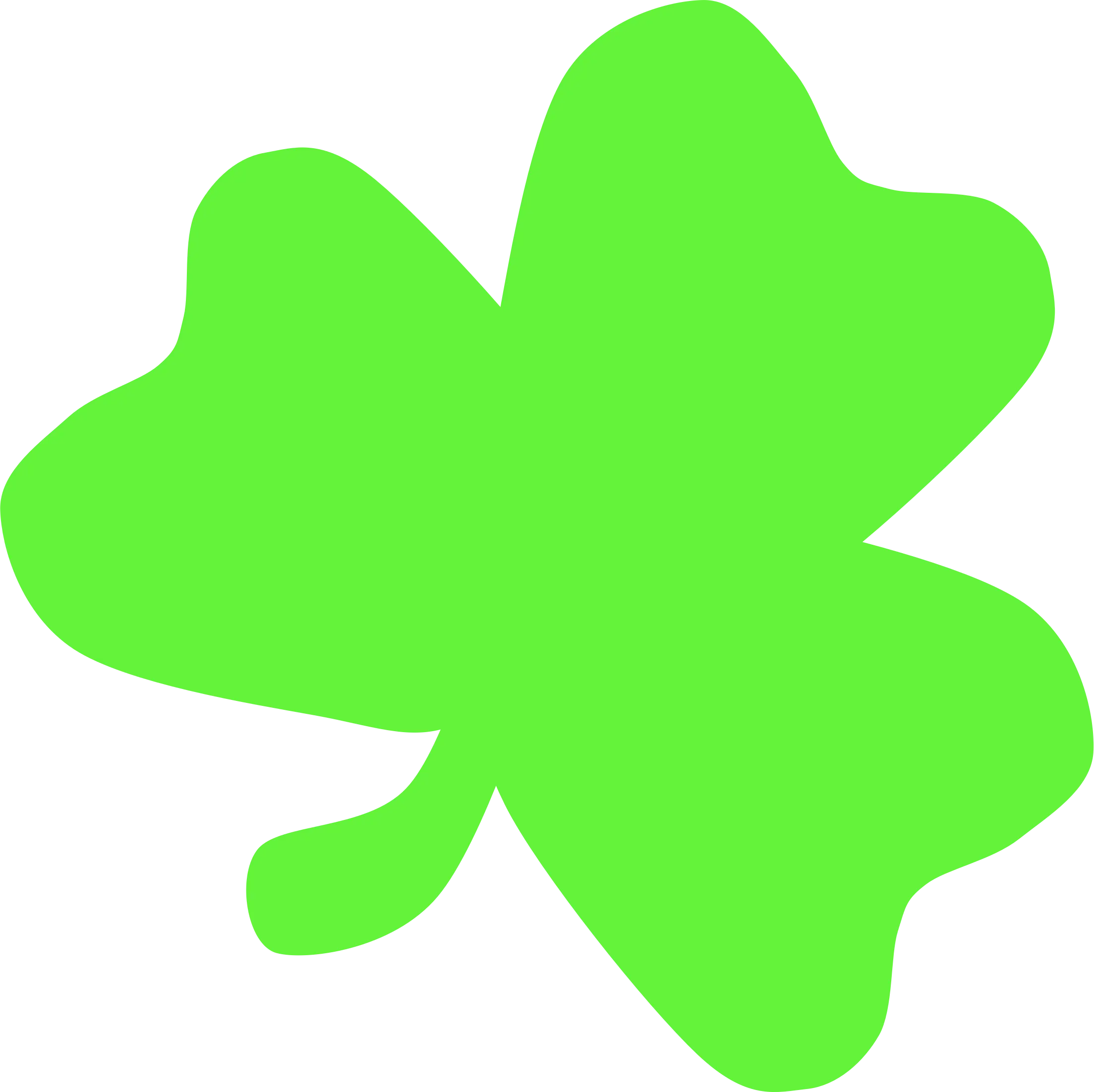 Green Clover Icon for St. Patrick&#039;s Day