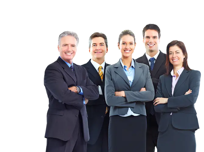 Professional Business Team in Formal Attire